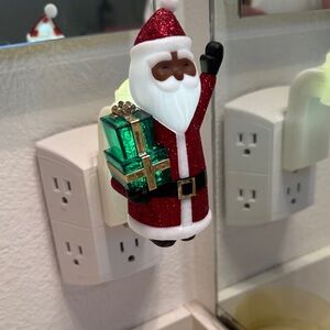 Bath & Body Works Santa Night Light with Red and Green Accents